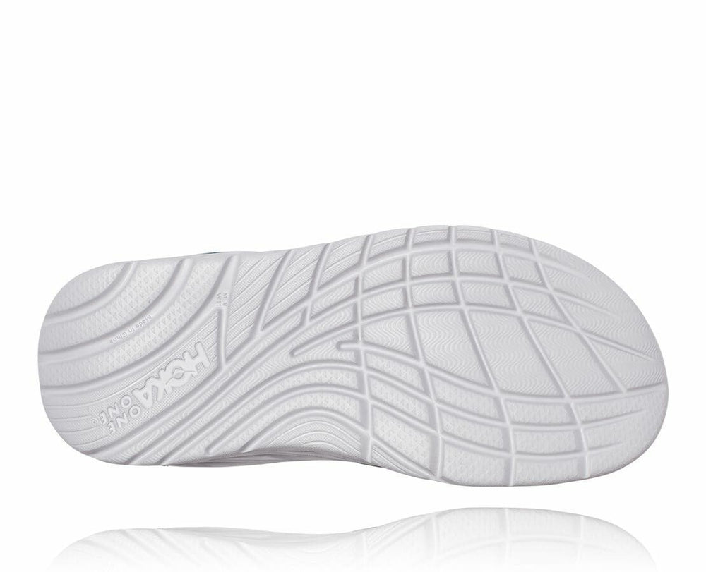 HOKA|Men's ORA Recovery Flip Blue Sapphire / Greenbriar