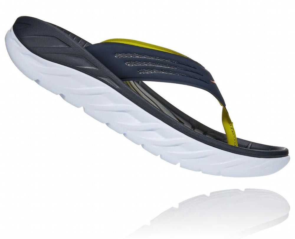 HOKA|Men's ORA Recovery Flip Ombre Blue / Fiesta