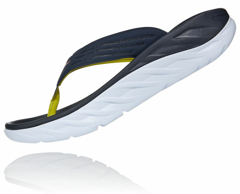 HOKA|Men's ORA Recovery Flip Ombre Blue / Fiesta