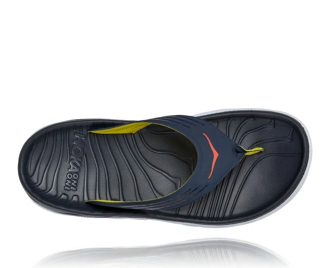 HOKA|Men's ORA Recovery Flip Ombre Blue / Fiesta