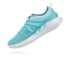HOKA|Women's Tivra Antigua Sand / Wan Blue