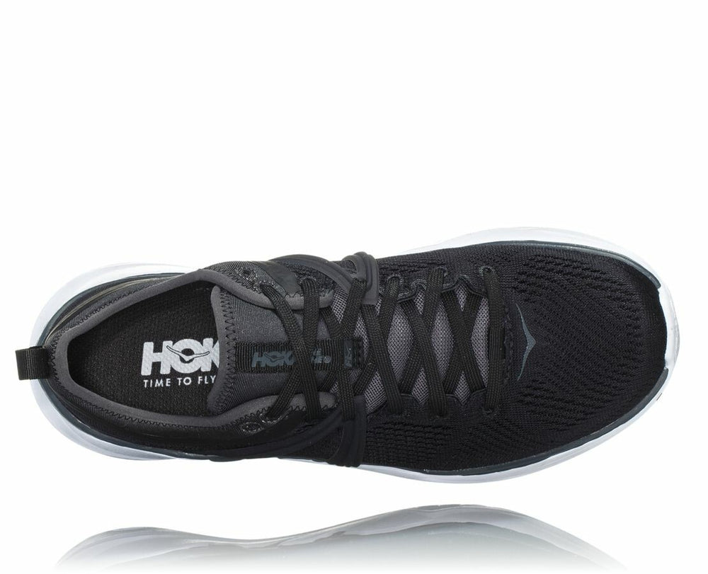 HOKA|Women's Tivra Black / Dark Shadow