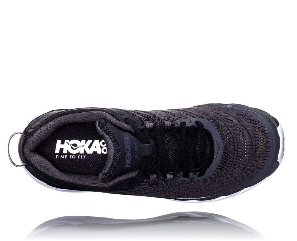 HOKA|Men's Akasa Black / Dark Shadow