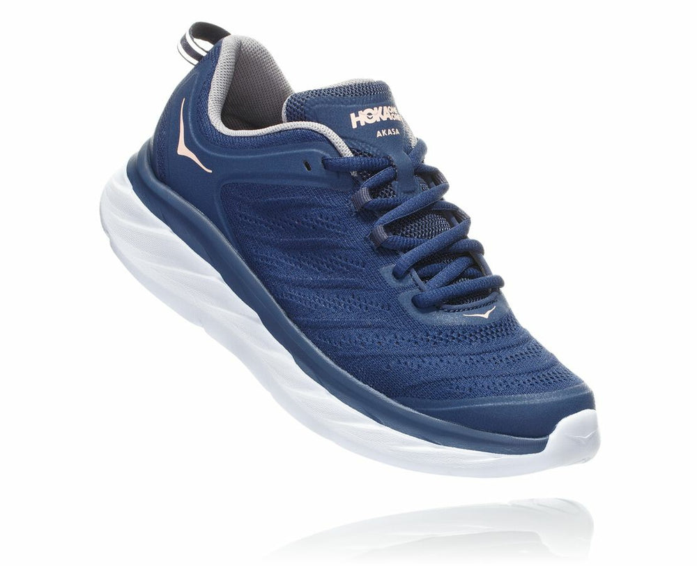 HOKA|Women's Akasa Mood Indigo / Dusty Pink