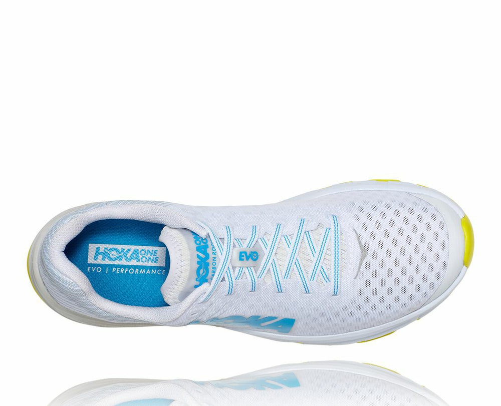 HOKA|All Gender EVO Carbon Rocket Lunar Rock / Citrus