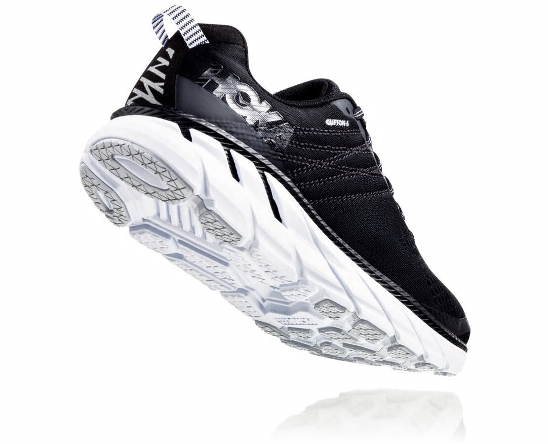 HOKA|Women's Clifton 6 Black / White