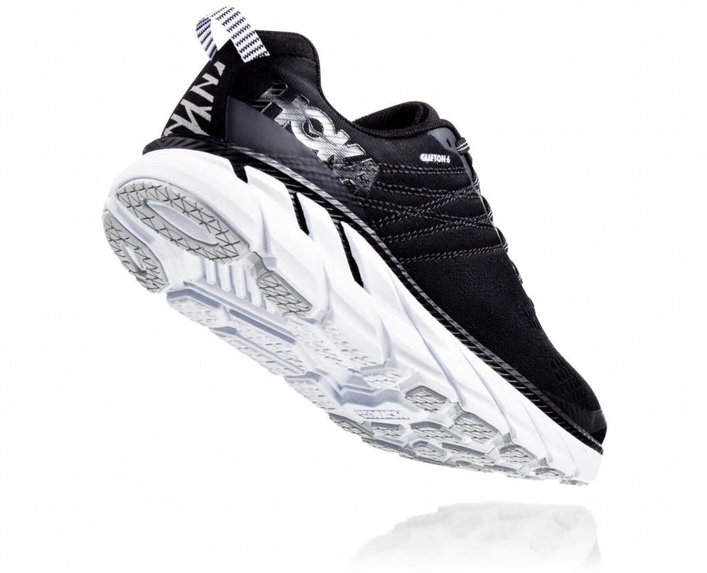 HOKA|Women's Clifton 6 Black / White
