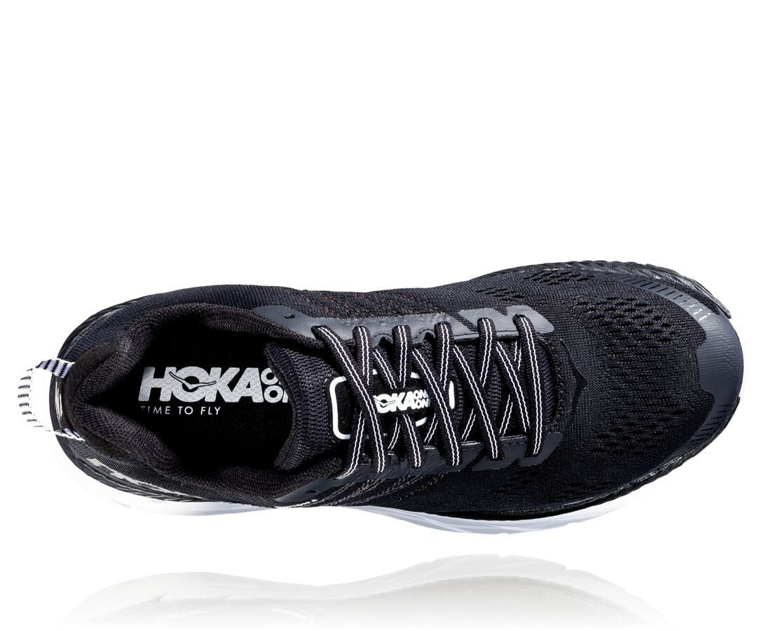 HOKA|Women's Clifton 6 Black / White