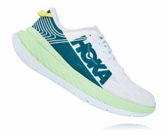 HOKA|Men's Carbon X Green Ash / White