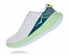 HOKA|Men's Carbon X Green Ash / White