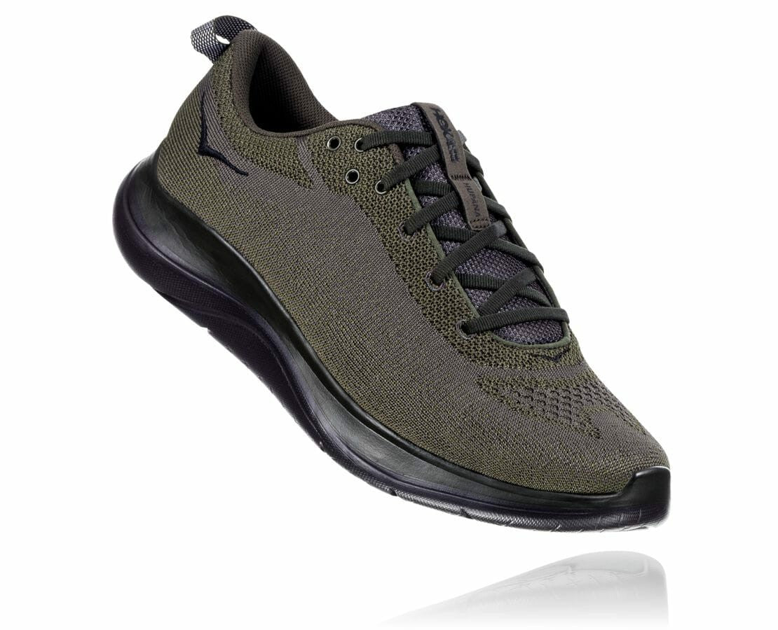 HOKA|Men's Hupana Flow Forest Night / Rifle Green