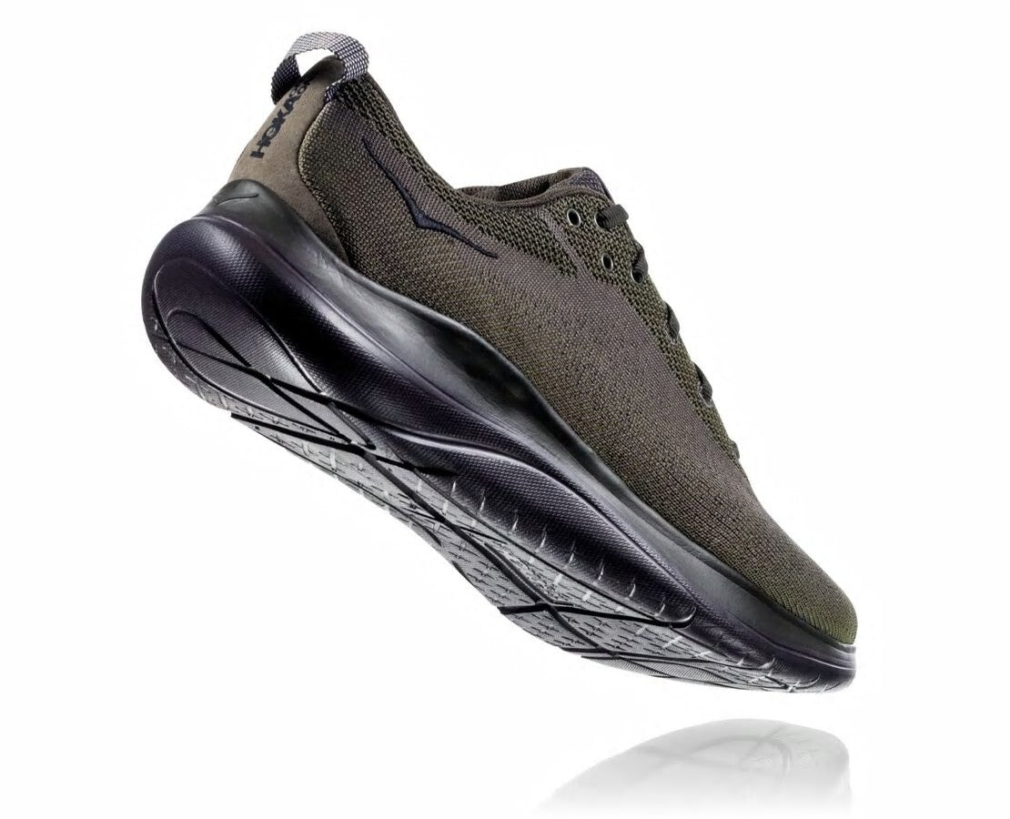 HOKA|Men's Hupana Flow Forest Night / Rifle Green