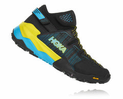 HOKA|Men's Arkali Black / Cyan / Citrus