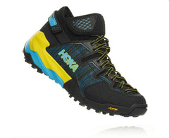 HOKA|Men's Arkali Black / Cyan / Citrus