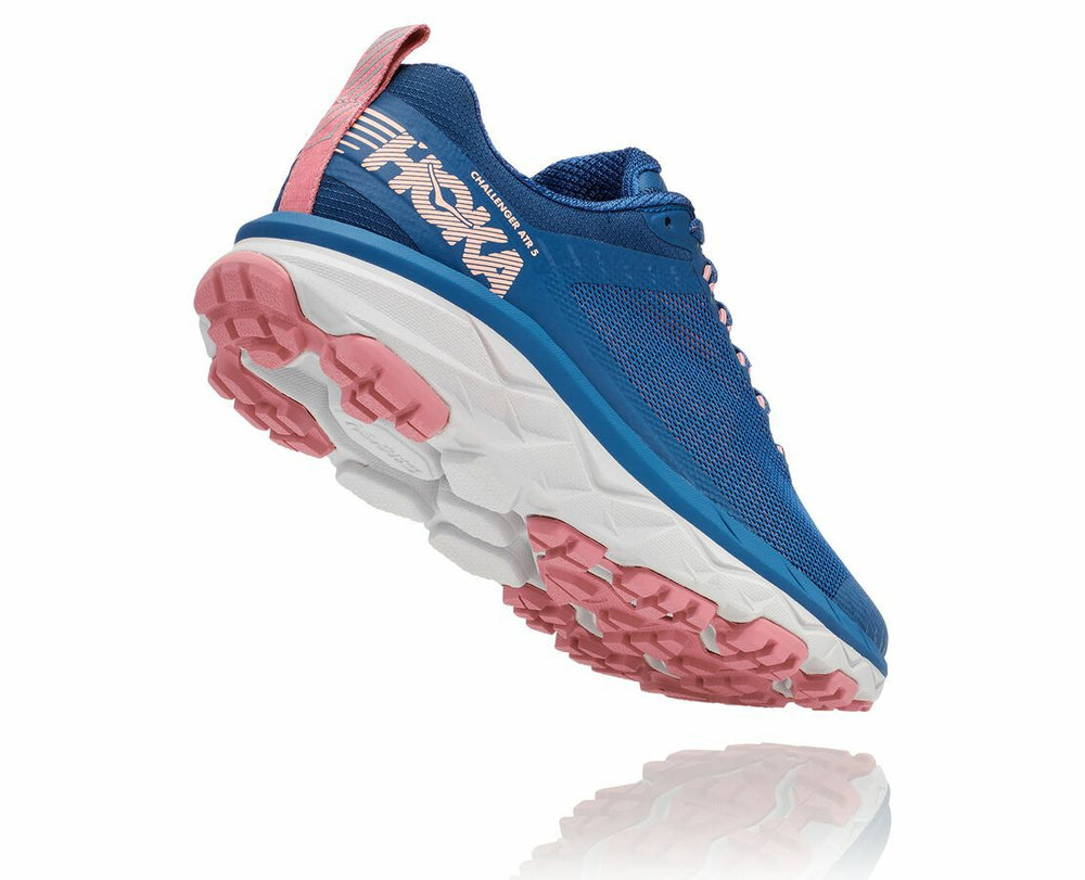 HOKA|Women's Challenger ATR 5 Dark Blue / Cameo Brown