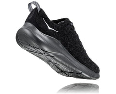 HOKA|Men's Hupana Flow Wool Black / Dark Shadow