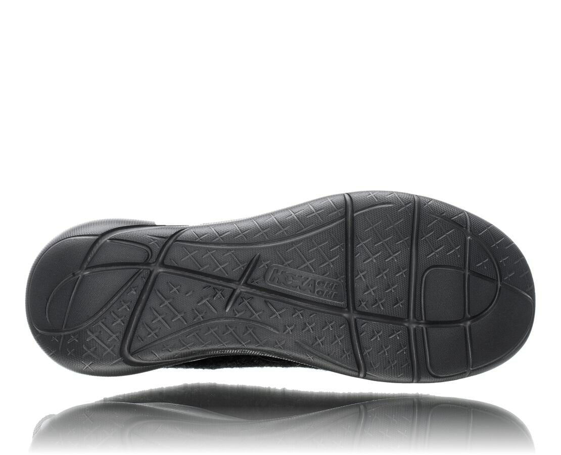 HOKA|Men's Hupana Flow Wool Black / Dark Shadow