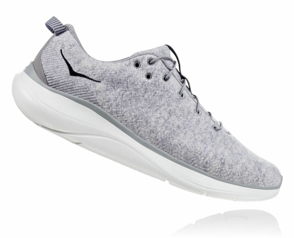 HOKA|Men's Hupana Flow Wool Lunar Rock / Drizzle