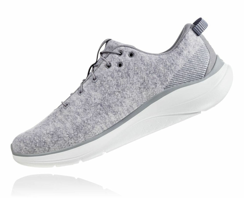 HOKA|Men's Hupana Flow Wool Lunar Rock / Drizzle