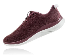 HOKA|Women's Hupana Flow Wool Rose Brown / Evening Sand