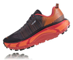 HOKA|Men's EVO Mafate 2 Black / Poppy Red