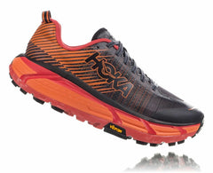 HOKA|Women's EVO Mafate 2 Black / Poppy Red