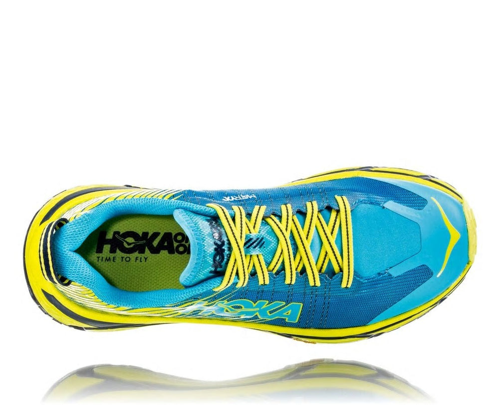 HOKA|Women's EVO Mafate 2 Cyan / Citrus