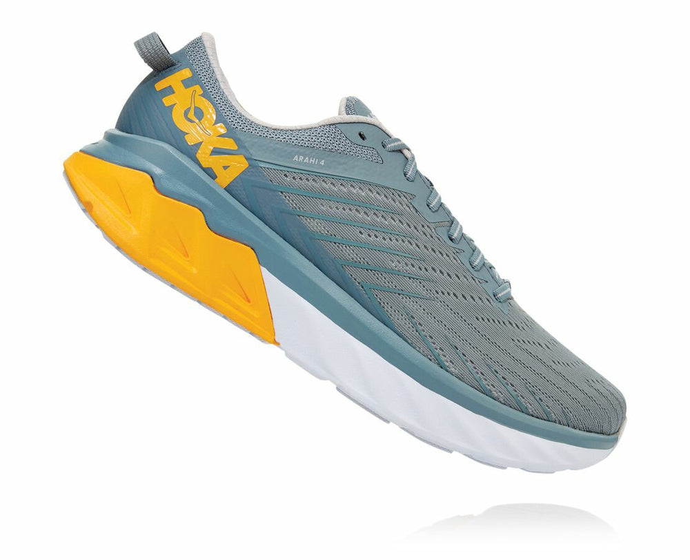 HOKA|Men's Arahi 4 Lead / Lunar Rock