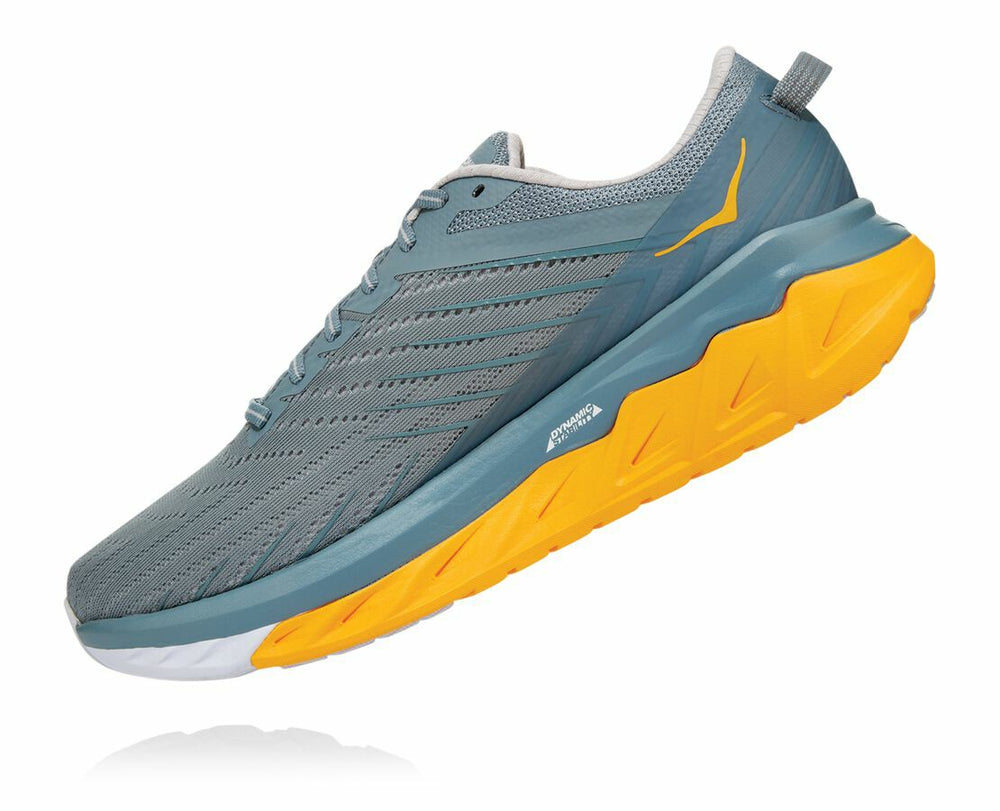 HOKA|Men's Arahi 4 Lead / Lunar Rock
