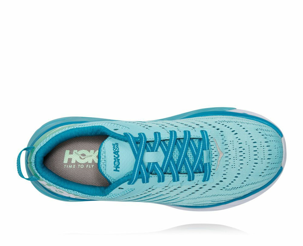 HOKA|Women's Arahi 4 Antigua Sand / Caribbean Sea