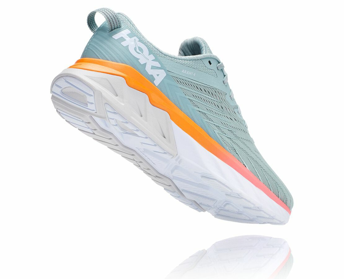 HOKA|Women's Arahi 4 Blue Haze / Lunar Rock