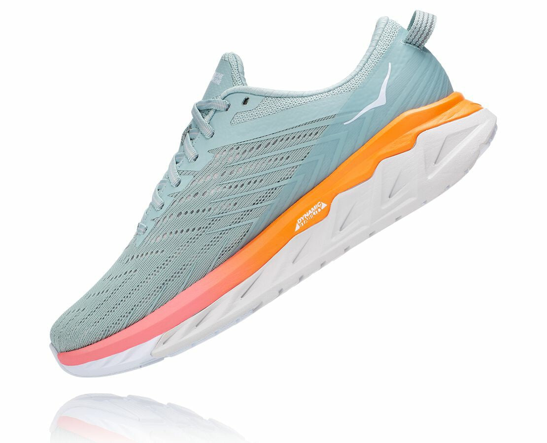 HOKA|Women's Arahi 4 Blue Haze / Lunar Rock
