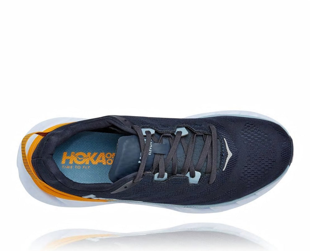 HOKA|Men's Elevon 2 Ombre Blue / Saffron
