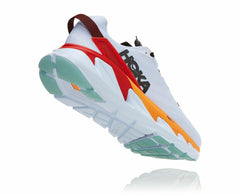 HOKA|Men's Elevon 2 White / Blazing Orange