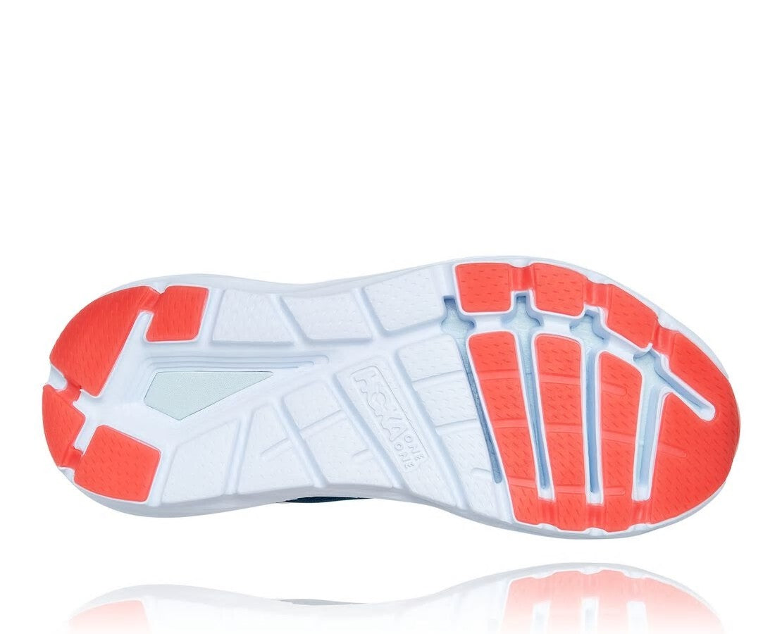 HOKA|Women's Elevon 2 Moroccan Blue / Hot Coral