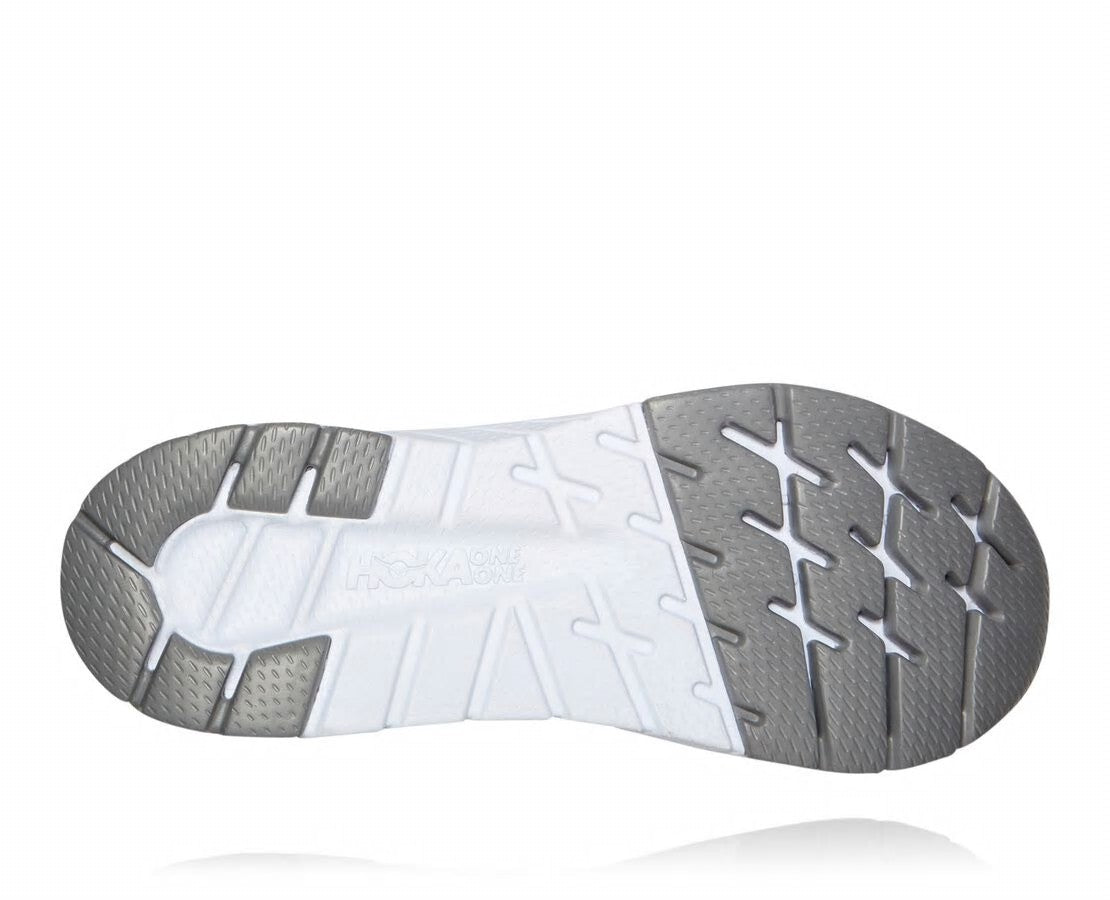 HOKA|Men's Cavu 3 Mandarin Red / White