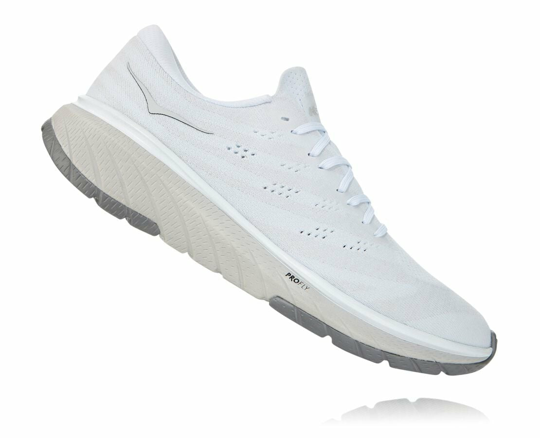 HOKA|Men's Cavu 3 White / Nimbus Cloud