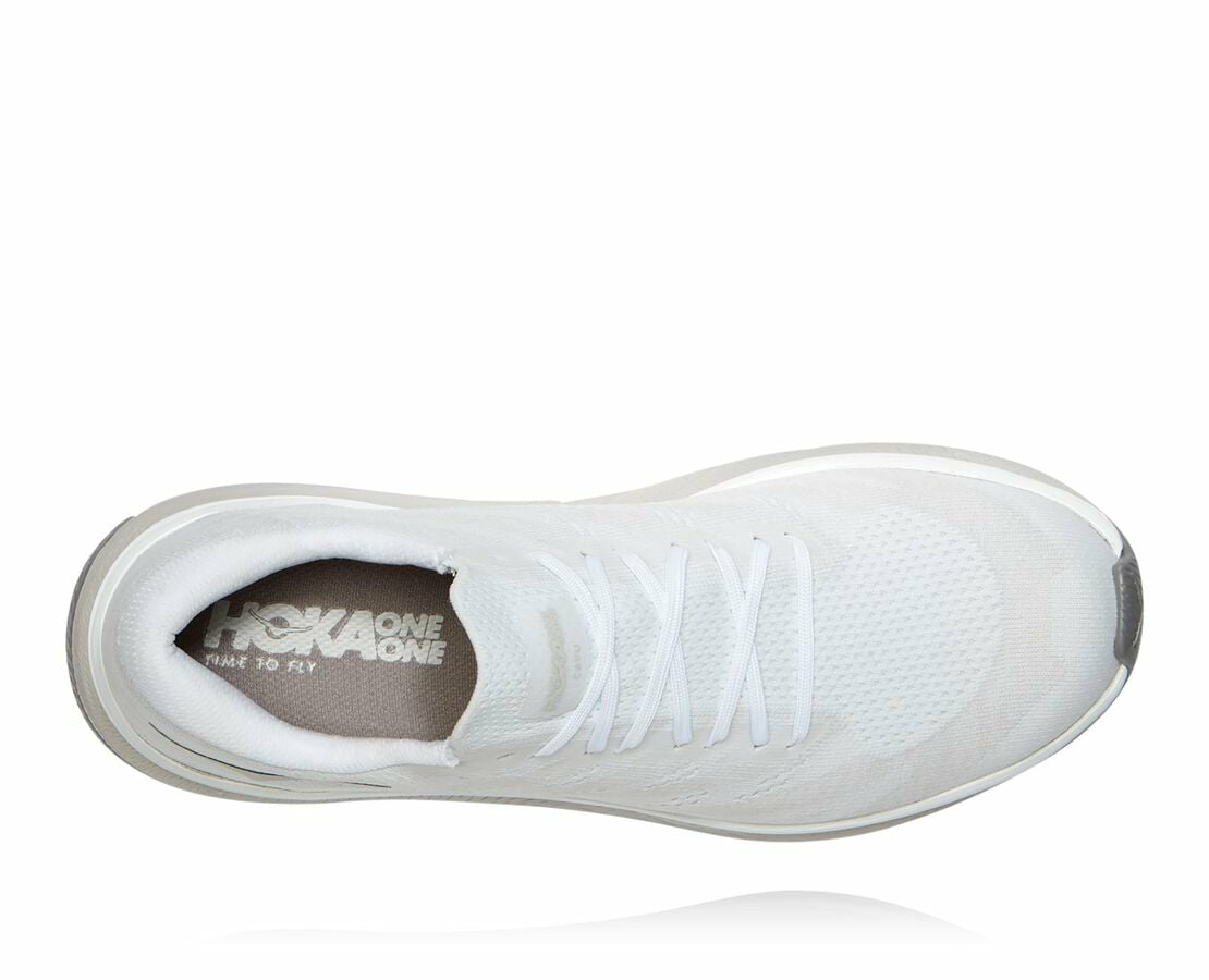 HOKA|Men's Cavu 3 White / Nimbus Cloud
