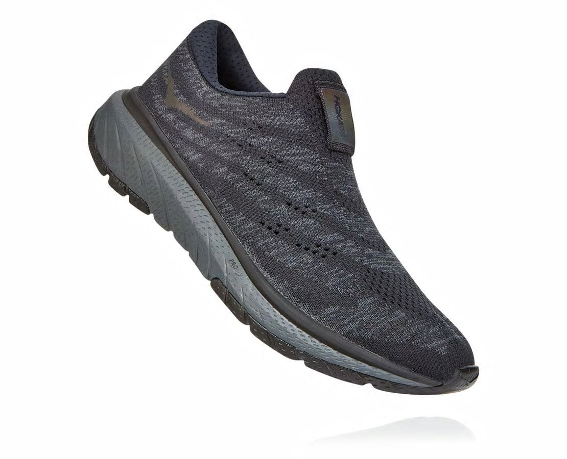 HOKA|Women's Cavu 3 Slip Black / Dark Shadow