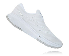 HOKA|Women's Cavu 3 Slip White / Lunar Rock