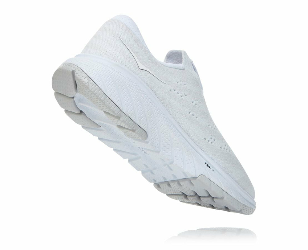 HOKA|Women's Cavu 3 Slip White / Lunar Rock