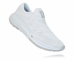 HOKA|Women's Cavu 3 Slip White / Lunar Rock