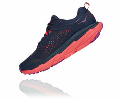HOKA|Women's Challenger ATR 6 Black Iris / Hot Coral