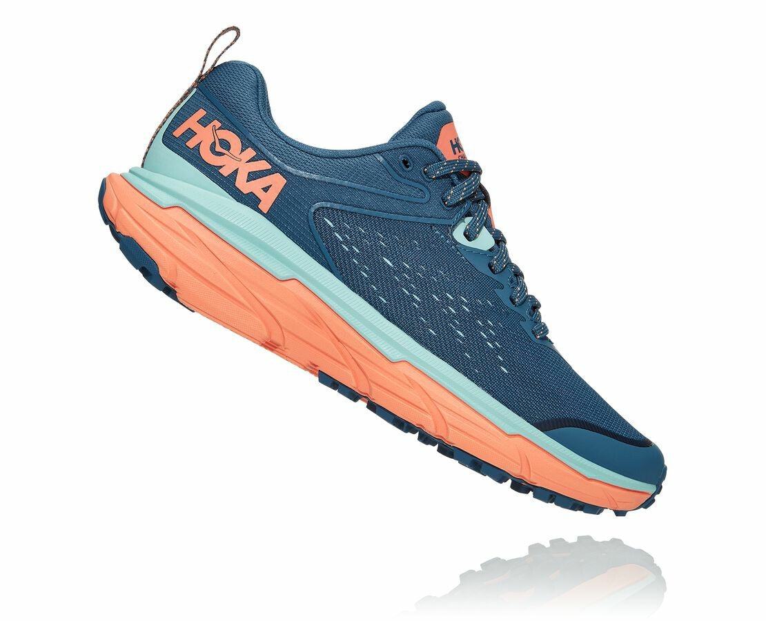 HOKA|Women's Challenger ATR 6 Real Teal / Cantaloupe