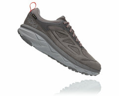 HOKA|Men's Challenger Low GORE-TEX Charcoal Gray / Fiesta