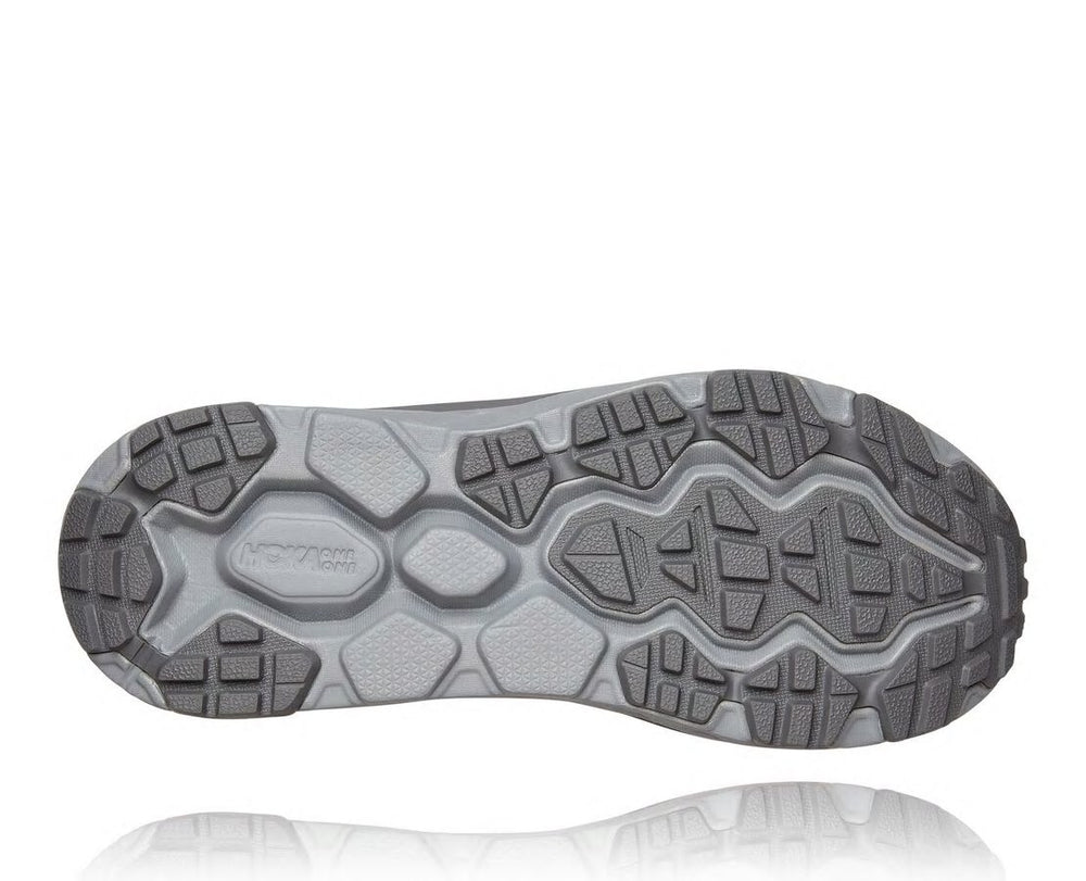 HOKA|Men's Challenger Low GORE-TEX Charcoal Gray / Fiesta
