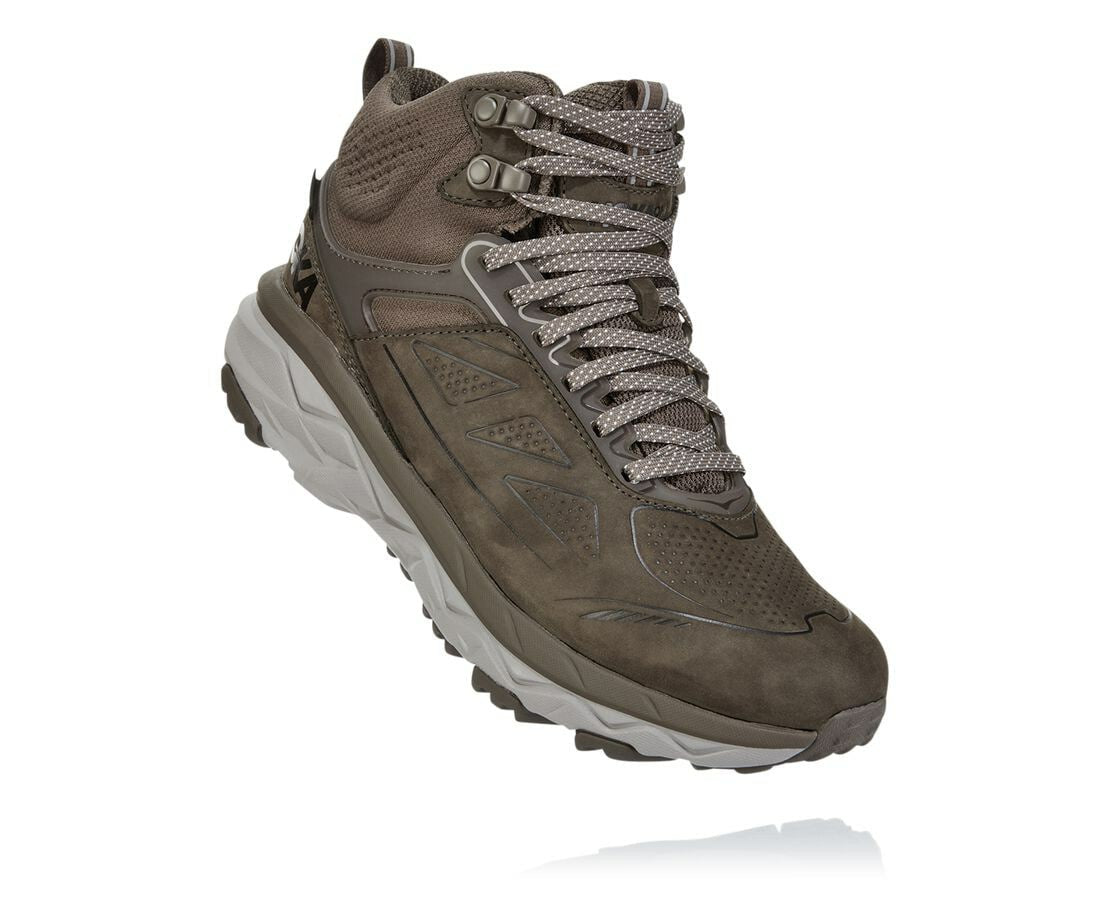 HOKA|Women's Challenger Mid GORE-TEX Major Brown / Heather