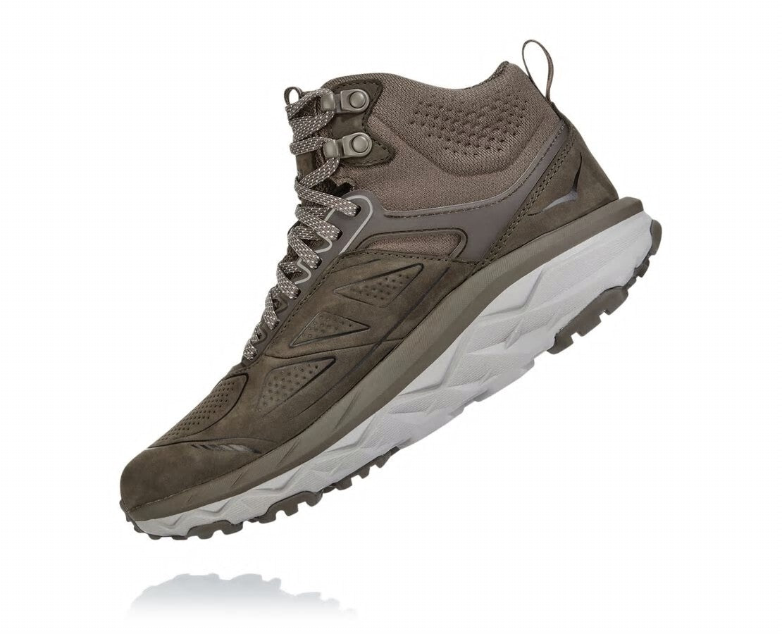 HOKA|Women's Challenger Mid GORE-TEX Major Brown / Heather