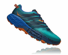 HOKA|Men's Speedgoat 4 Atlantis / Dazzling Blue