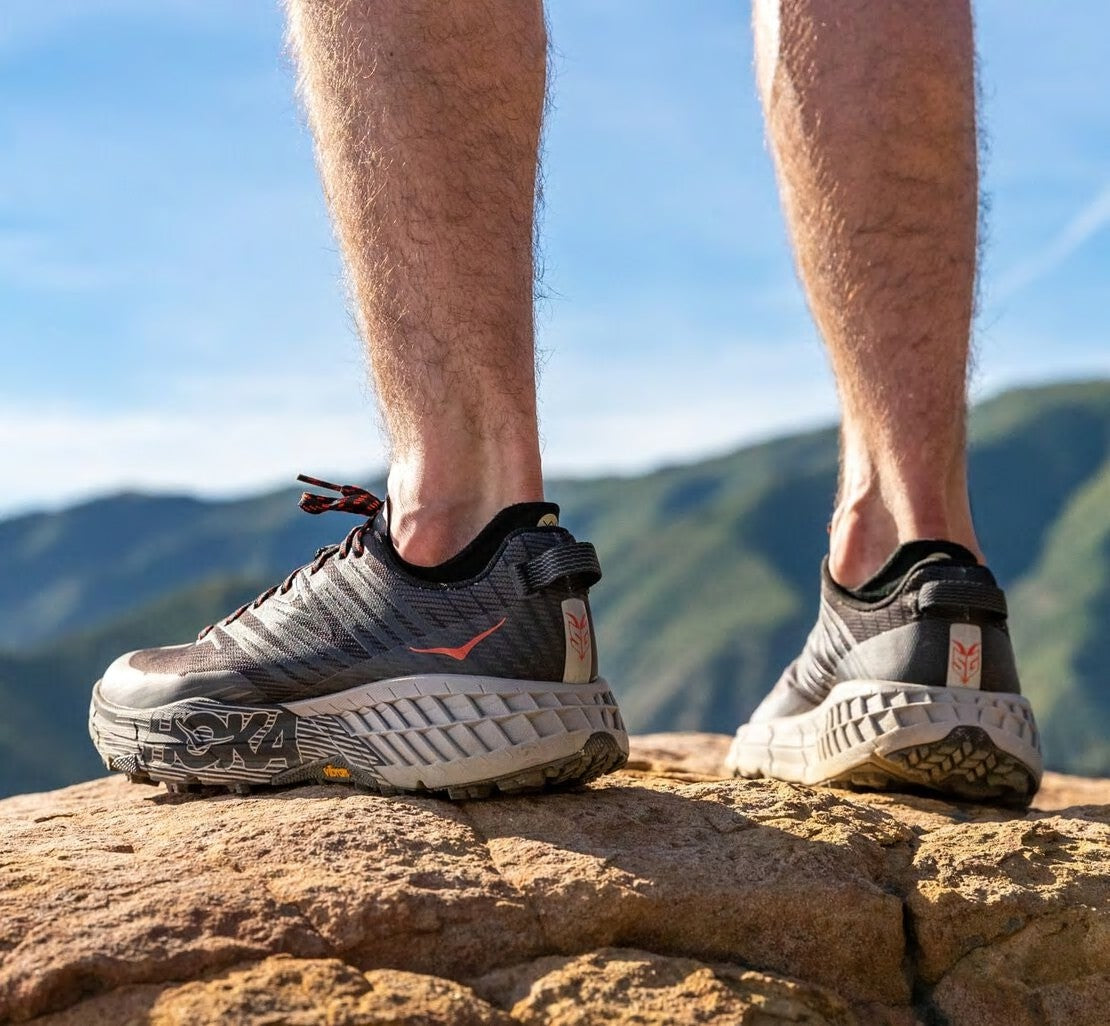 HOKA|Men's Speedgoat 4 Dark Gull Grey / Anthracite